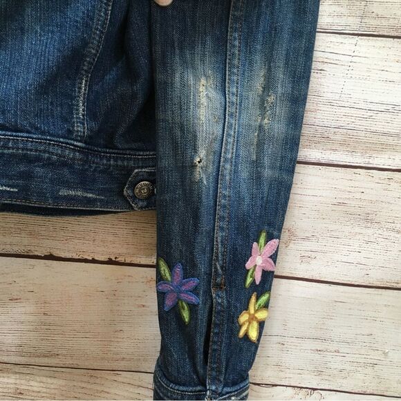 UB JEANS EMBROIDERED JEAN JACKET - Picture 9 of 10